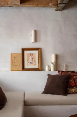 Applique murale en grès chamoté