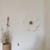 Applique murale Fleur en papier mâché
