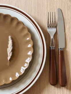 Assiette à dessert fleur