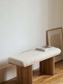 Banc bouclette et bois