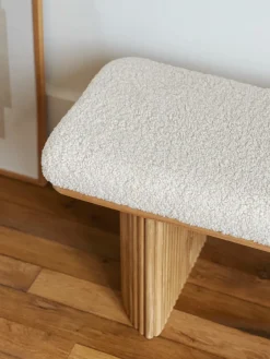 Banc bouclette et bois