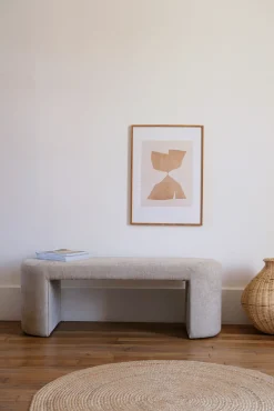 Banc d’entrée en tissu