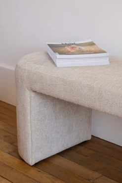 Banc d’entrée en tissu