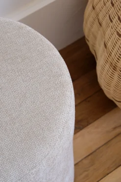 Banc d’entrée en tissu