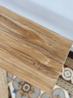 Banc en teck recyclé – 120/140cm