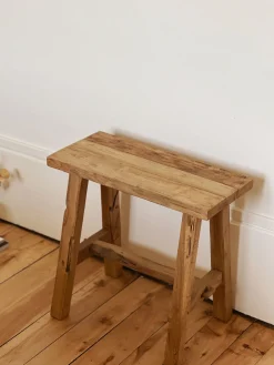 Banc en teck recyclé – 40/50/60cm