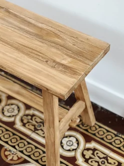 Banc en teck recyclé – 80/100cm