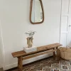 Banc rustique en bois vieilli