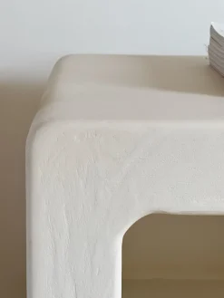 Buffet effet béton ciré blanc cassé – Mykonos