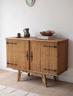 Buffet en rotin tressé vintage style Audoux & Minet