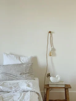 Câble corde électrifié blanc