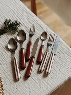 Coffret 24 couverts de couleur