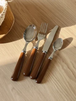 Coffret 24 couverts de couleur