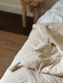 Courtepointe en gaze de coton pampa