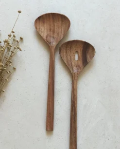 Couverts à salade en bois