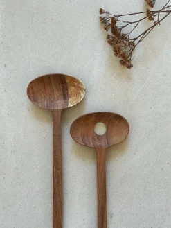 Couverts à salade en bois