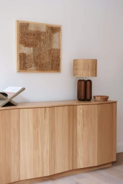 Décoration murale en jute