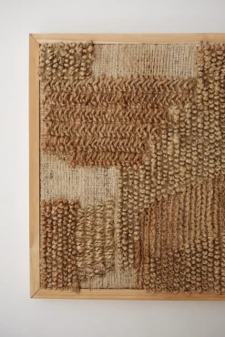 Décoration murale en jute