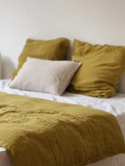 Housse d’édredon lin et coton