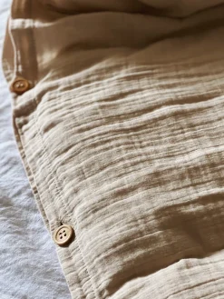 Housse de couette en gaze de coton