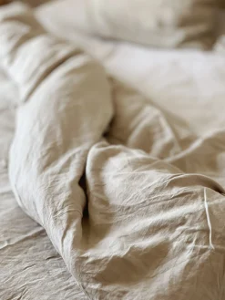 Housse de couette lin coton
