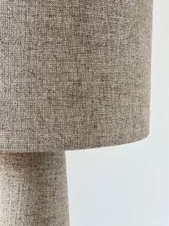 Lampadaire en lin naturel