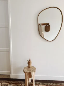 Miroir doré “Bastien”