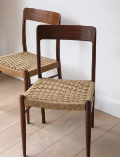 Paire de chaises vintage style Moller