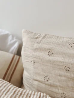 Paire de taies d’oreiller en gaze de coton