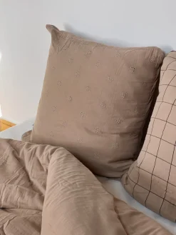 Paire de taies d’oreiller en gaze de coton
