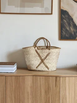 Panier en feuille de palmier