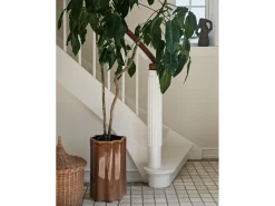 Pot de fleur en céramique émaillée