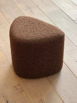 Pouf bouclette de couleur