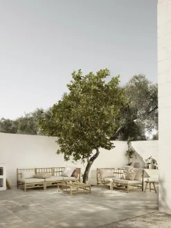 Salon de Jardin en Bambou Modulable