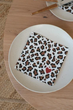 Serviettes en papier à motifs