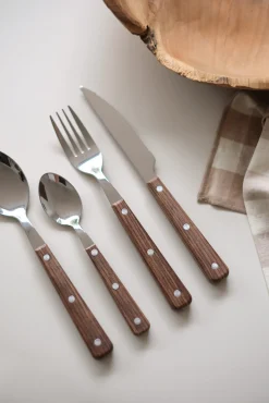 Set de 4 couverts en acier inoxydable