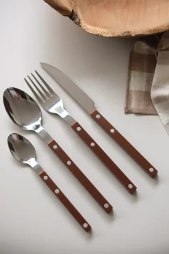 Set de 4 couverts en acier inoxydable