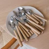 Set de couverts façon bois