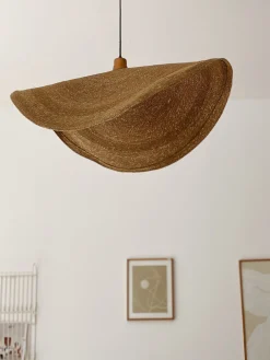 Suspension capeline en jonc de mer