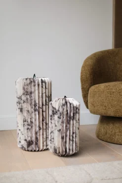 Suspension Origami en papier marbré – 3 tailles