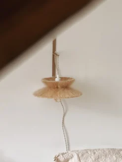 Suspension tissée à la main en mohair