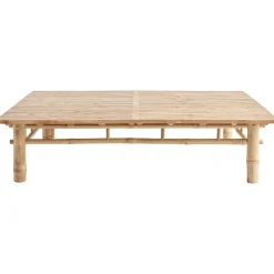 Table basse de jardin en bambou