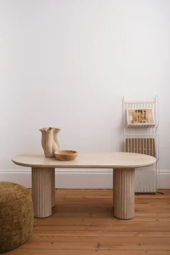 Table basse effet marbre