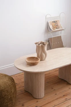 Table basse effet marbre