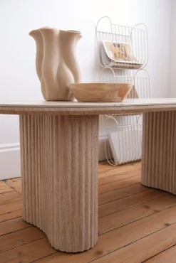 Table basse effet marbre