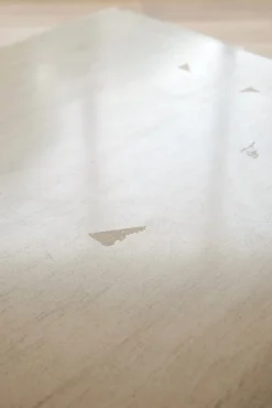 Table basse en travertin vintage