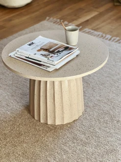 Table d’appoint design moucheté