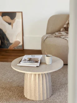 Table d’appoint design moucheté