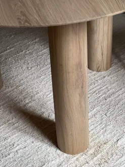 Table ronde en bois pour salle à manger