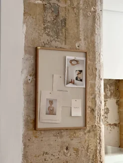 Tableau d’affichage en bois / pêle-mêle